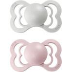 BIBS Supreme haze/blossom 1×2 silicone BIBS Supreme haze/blossom 1×2 - taille 1