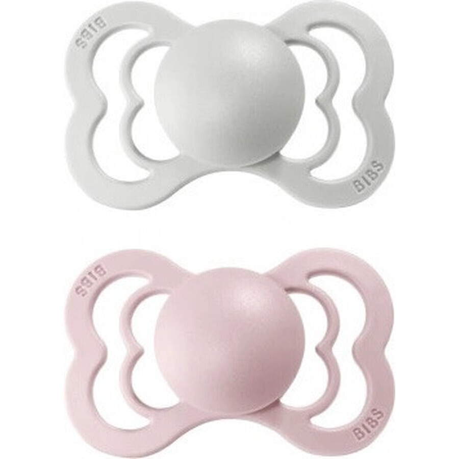 BIBS Supreme haze/blossom 1×2 silicone BIBS Supreme haze/blossom 1×2 - taille 1