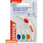 Elmex brosse à dents interdentaire 2, 4, 5, 6mm mix 1×4 pcs