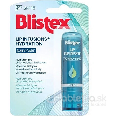 Blistex LIP INFUSIONS HYDRATION SPF 15 1×3,7 g, lippenbalsem