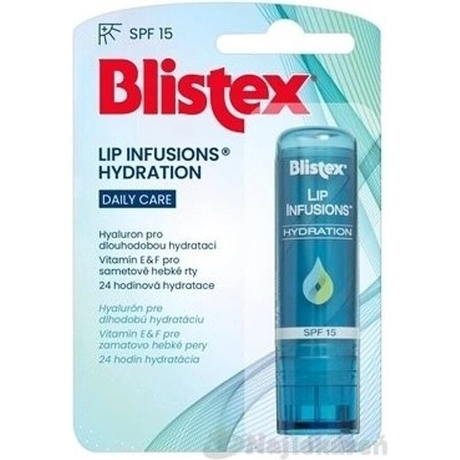 Blistex LIP INFUSIONS HYDRATION SPF 15 1×3,7 g, lippenbalsem