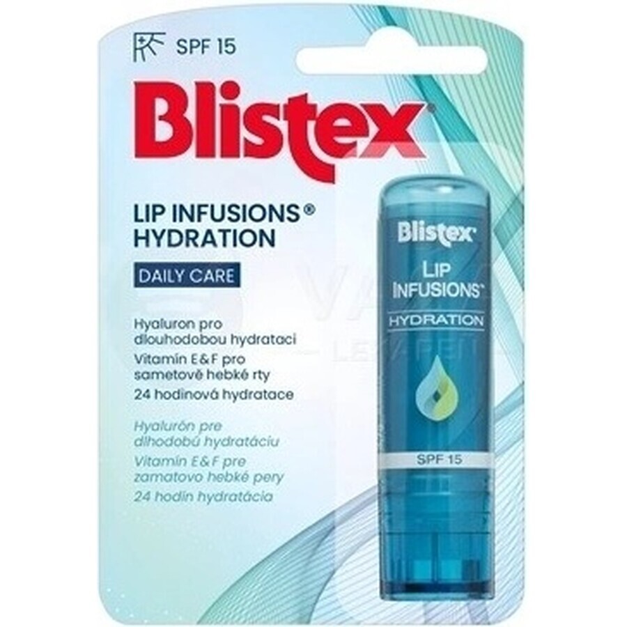 Blistex LIP INFUSIONS HYDRATION SPF 15 1×3,7 g, lippenbalsem