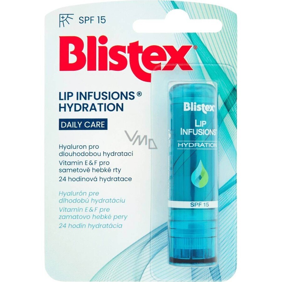 Blistex LIP INFUSIONS HYDRATION SPF 15 1×3,7 g, lippenbalsem