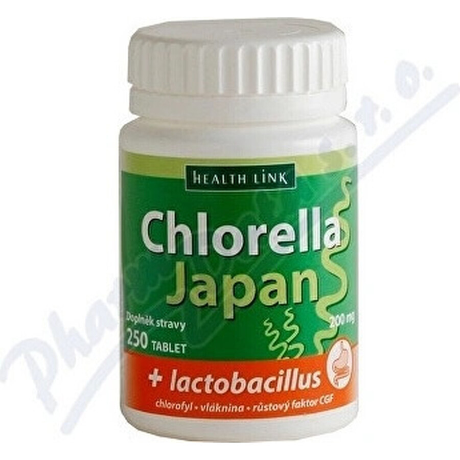 Health Link CHLORELLA JAPAN 1×250 tbl, chlorella