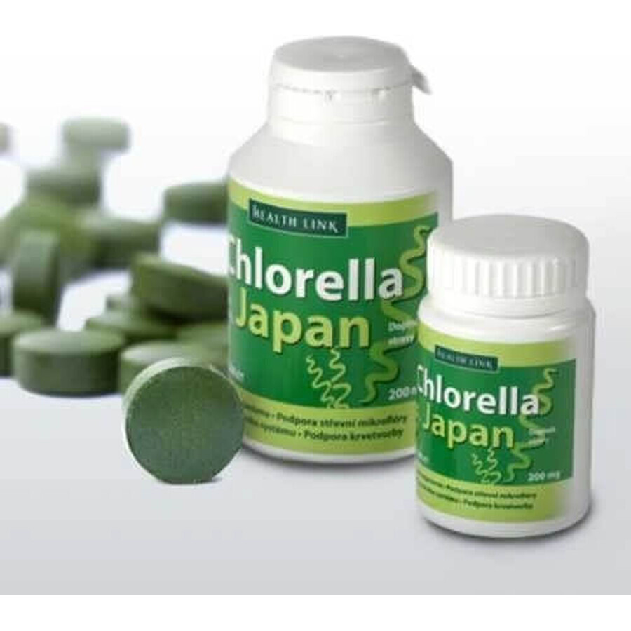 Health Link CHLORELLA JAPAN 1×250 tbl, chlorella