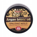 VIVACO SUN ARGAN ARGAN BRONZE SPF15 Argan Oil Sunscreen Butter 1×200 ml, waterproof