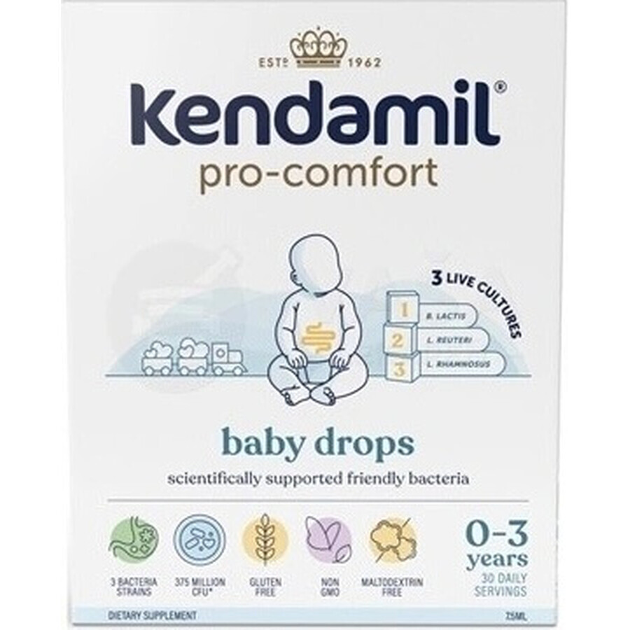 Kendamil pro-comfort gouttes pour enfants 1×7,5 ml, complément alimentaire