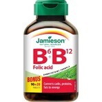 JAMIESON VITAMINE B6, B12 EN FOLIC ACID 1×90+20 tbl, voedingssupplement