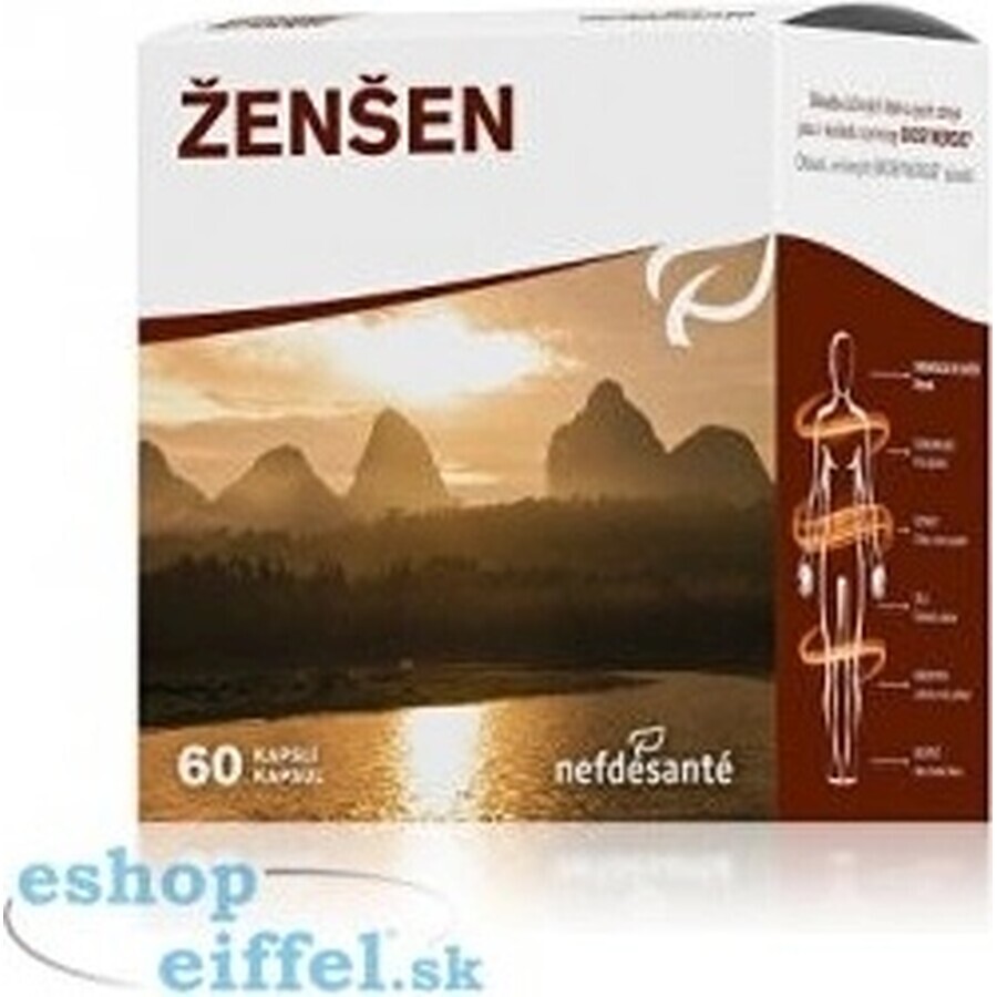 nefdesanté ŽENŠEN 200 mg 6×10 cps, complément alimentaire