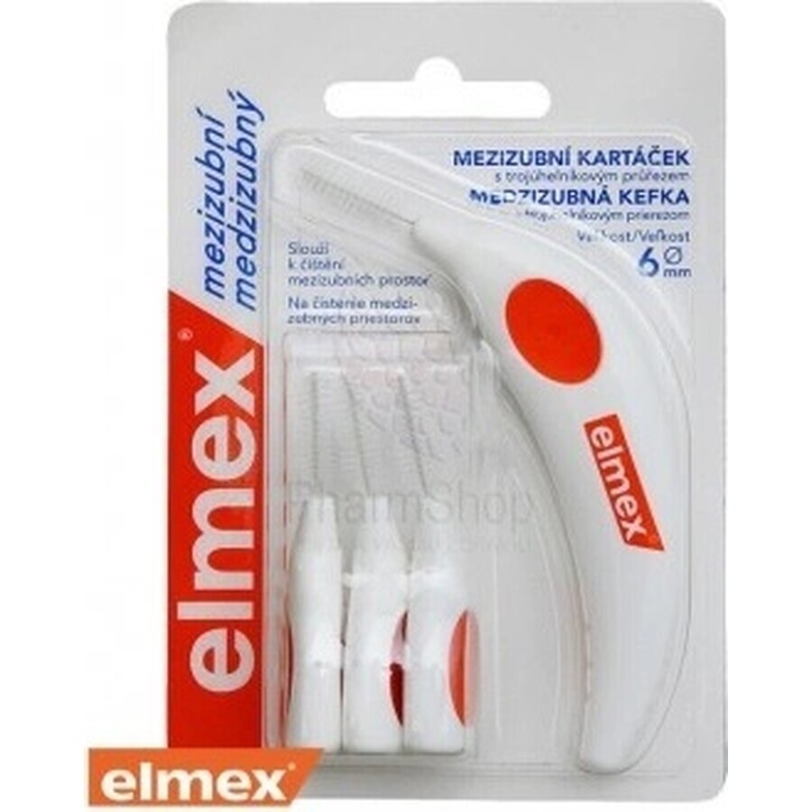 ELMEX INTERDENTAL Brosses interdentaires nr.6 orange 1×4 pcs, brosses interdentaires