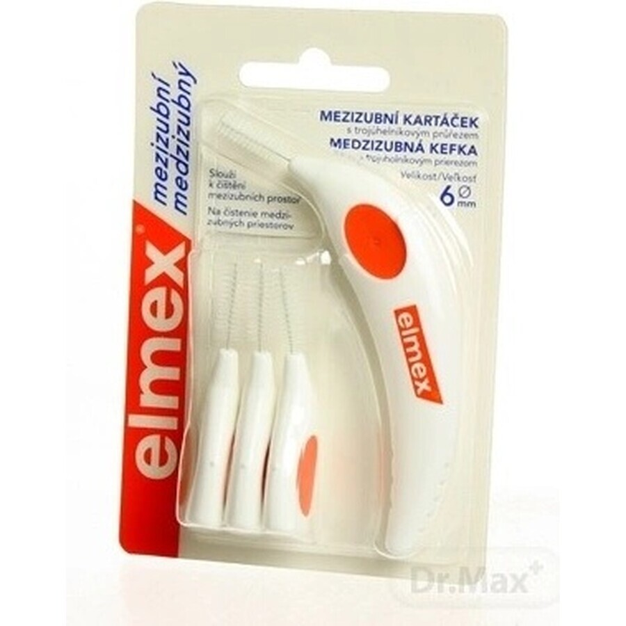 ELMEX INTERDENTAL Brosses interdentaires nr.6 orange 1×4 pcs, brosses interdentaires