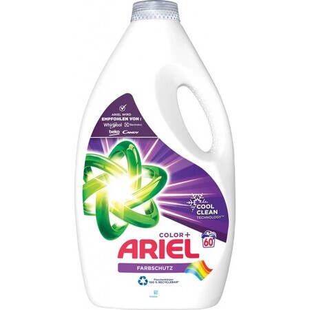 ARIEL GEL 3L / 60PD COLOUR CLEAN&FRESH 1×3000 ml, gel de lavage