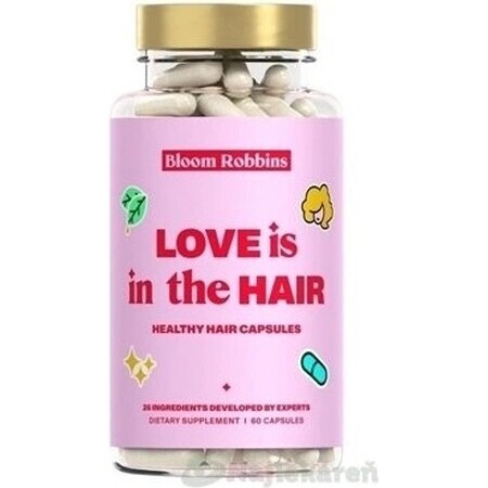 LOVE is in the HAIR - Capsules pour des cheveux sains 1×60 pcs, supplément nutritionnel