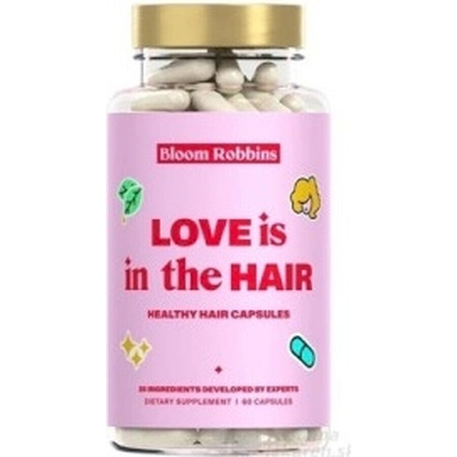 LOVE is in the HAIR - Capsules pour des cheveux sains 1×60 pcs, supplément nutritionnel