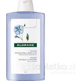 KLORANE Organic Flax Shampoo 1×200ml, shampooing pour cheveux fins sans volume