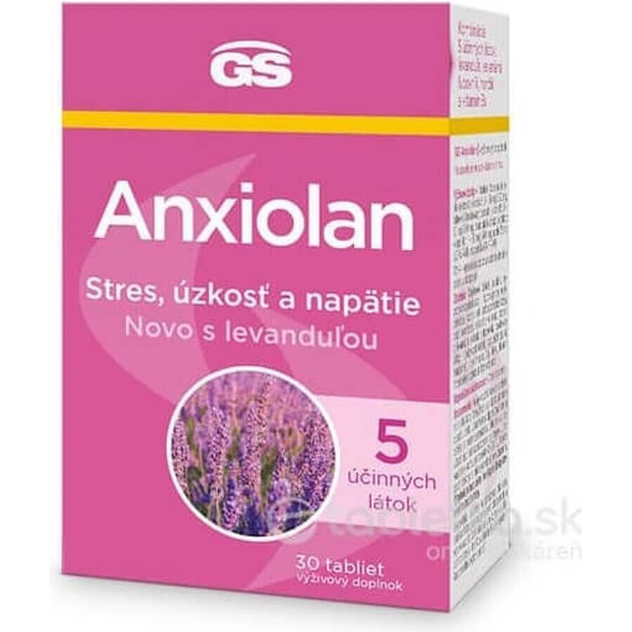 GS Anxiolan à la lavande 30 comprimés 1×30 tbl, complément alimentaire