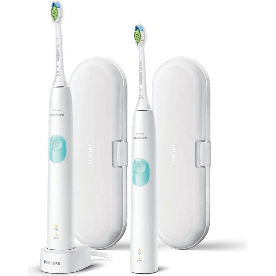 Philips Sonicare 4300 HX6807/35 1+1 1×1 set, sonic toothbrush 2 pcs