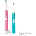 Philips Sonicare 4300 HX6807/35 1+1 1×1 set, sonic toothbrush 2 pcs