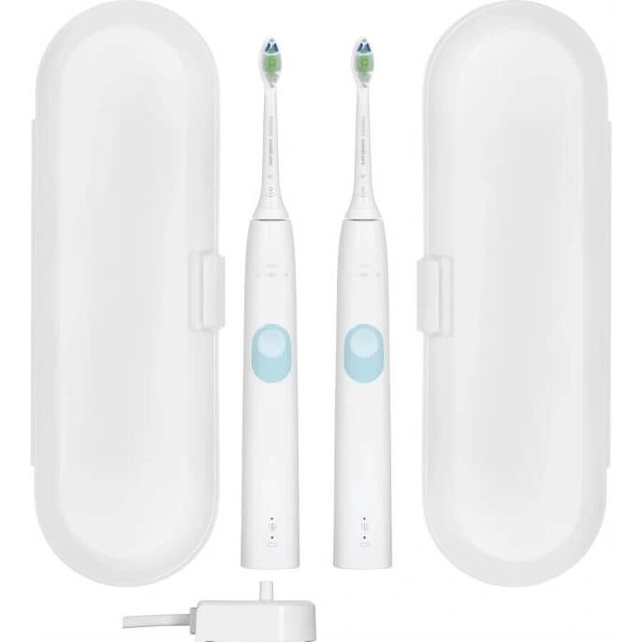 Philips Sonicare 4300 HX6807/35 1+1 1×1 set, sonic toothbrush 2 pcs