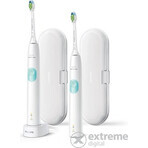 Philips Sonicare 4300 HX6807/35 1+1 1×1 set, sonic toothbrush 2 pcs