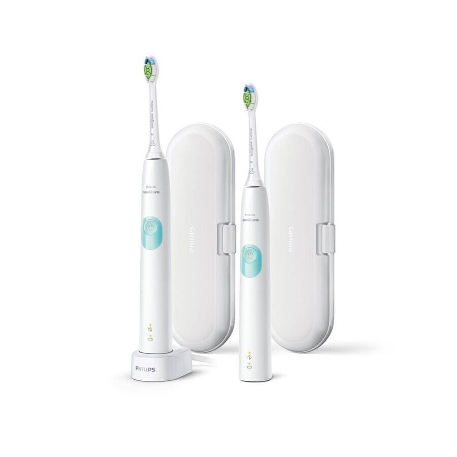 Philips Sonicare 4300 HX6807/35 1+1 1×1 set, sonic toothbrush 2 pcs