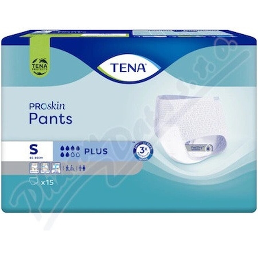 TENA Pants Plus S 1×15 pz TENA Pants Plus S 1×15 pz, slip assorbenti