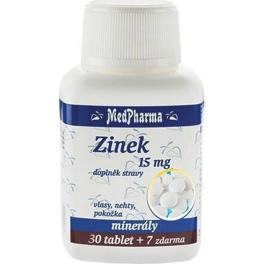 MedPharma ZINOC 15 mg 1×37 tbl, zinc