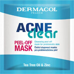 Dermacol Acneclear Maschera detergente peeling 1×8 ml, maschera detergente