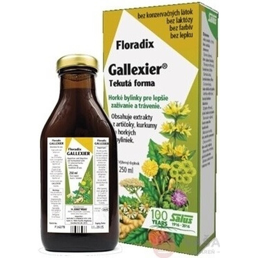 SALUS Floradix Gallexier 1×250 ml, liquid form