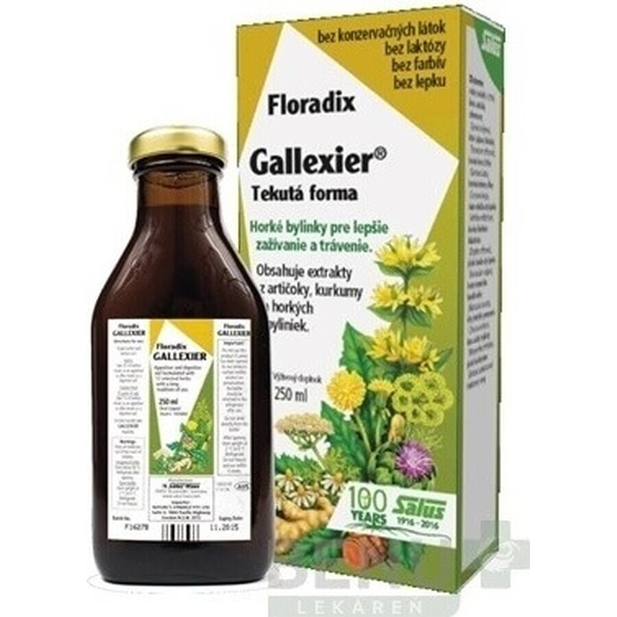 SALUS Floradix Gallexier 1×250 ml, liquid form