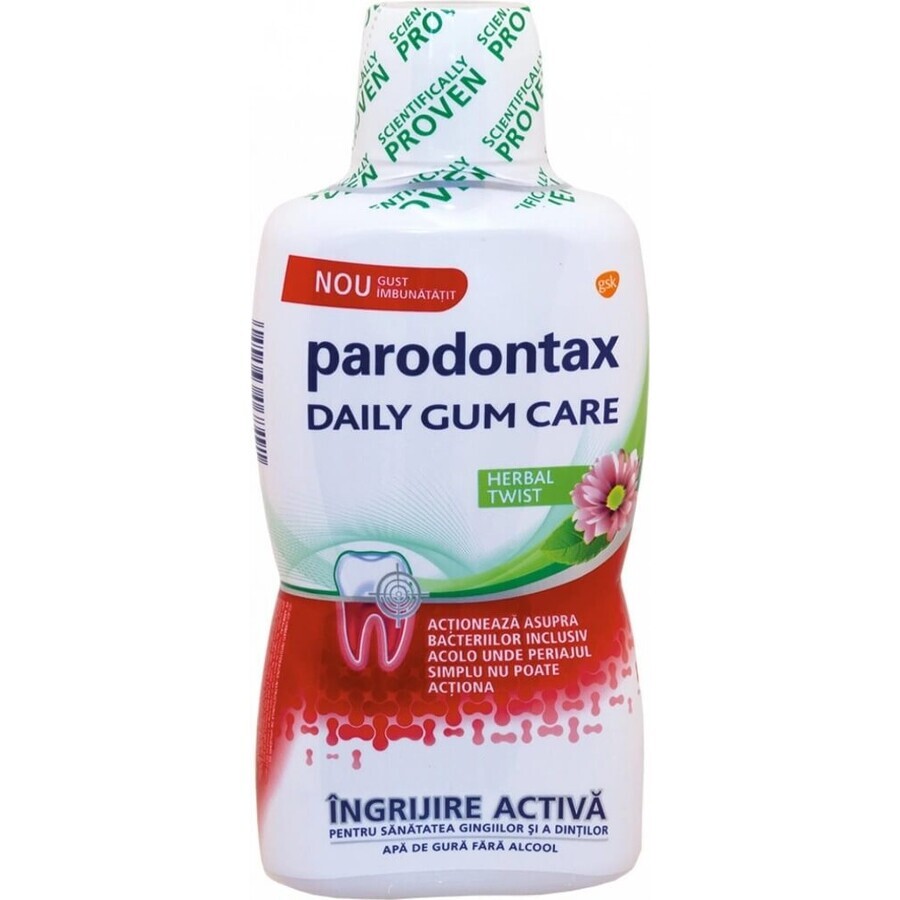 Parodontax Daily Gum Care Extra Fresh apă de gură 1×500ml, apă de gură