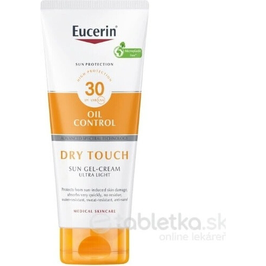 Eucerin ZON OIL CONTROL DRY TOUCH SPF 30 1×200 ml 1×200 ml zonbeschermende gel-crème