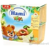 Hami Obstnahrung 100% Obst Äpfel und Bananen 4×100 g, erster Löffel (ab Ende des 4. Monats)