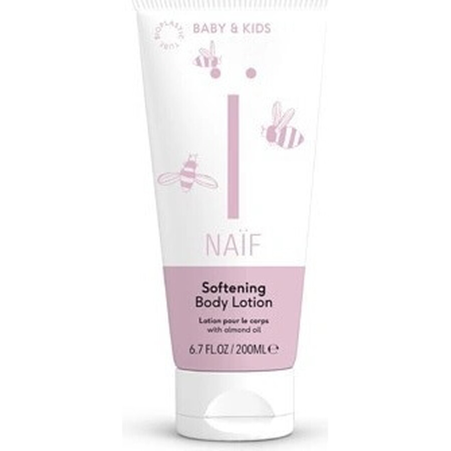 NAÏF Lait corporel apaisant pour bébés et enfants 1×200 ml, lait corporel