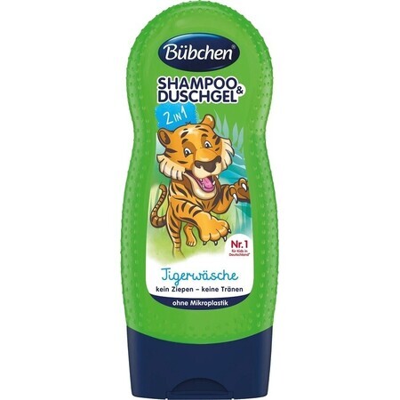 Bübchen Kids Tiger 2in1 shampoo e gel doccia 1×230 ml, shampoo e gel doccia