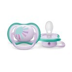 Philips AVENT Philips AVENT Ultra Air Picture Fopspeen 0-6m regenboog 1 stuk 1×1 stuk, fopspeen