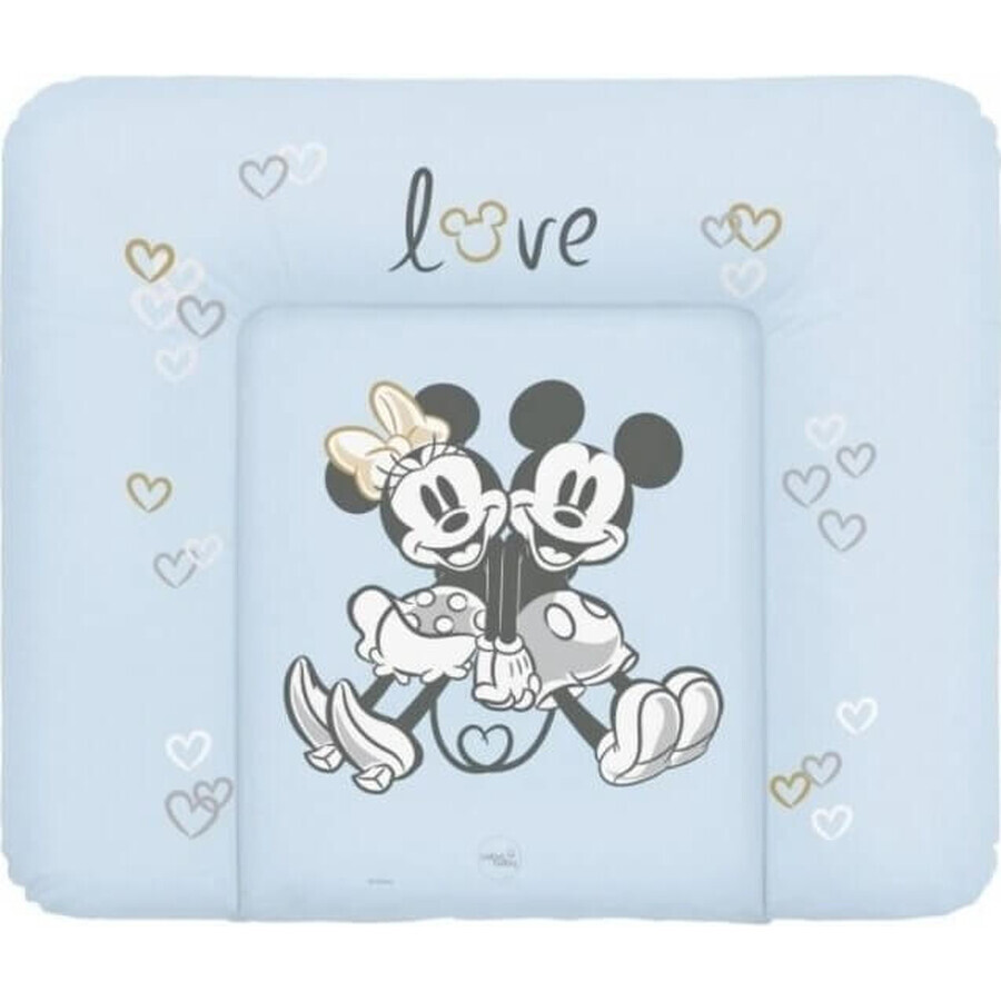 CEBA Disney Minnie & Mickey Tapis de remplacement pour commode (75x72) Disney Minnie & Mickey Gris 1×1 pc