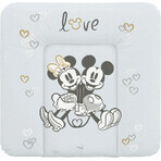 CEBA Disney Minnie & Mickey Tapis de remplacement pour commode (75x72) Disney Minnie & Mickey Gris 1×1 pc