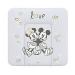 CEBA Disney Minnie & Mickey Tapis de remplacement pour commode (75x72) Disney Minnie & Mickey Gris 1×1 pc