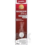 JutaVit Magnésium 275 mg + vitamine B6 comprimés effervescents à l'orange et à la grenade 1x16 pcs