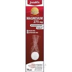 JutaVit Magnésium 275 mg + vitamine B6 comprimés effervescents à l'orange et à la grenade 1x16 pcs