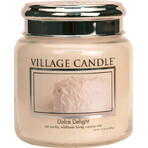 Village Candle Duftkerze im Glas - Dolce Delight - Velvet Delight, mittel 1×1 Stück, Duftkerze im Glas