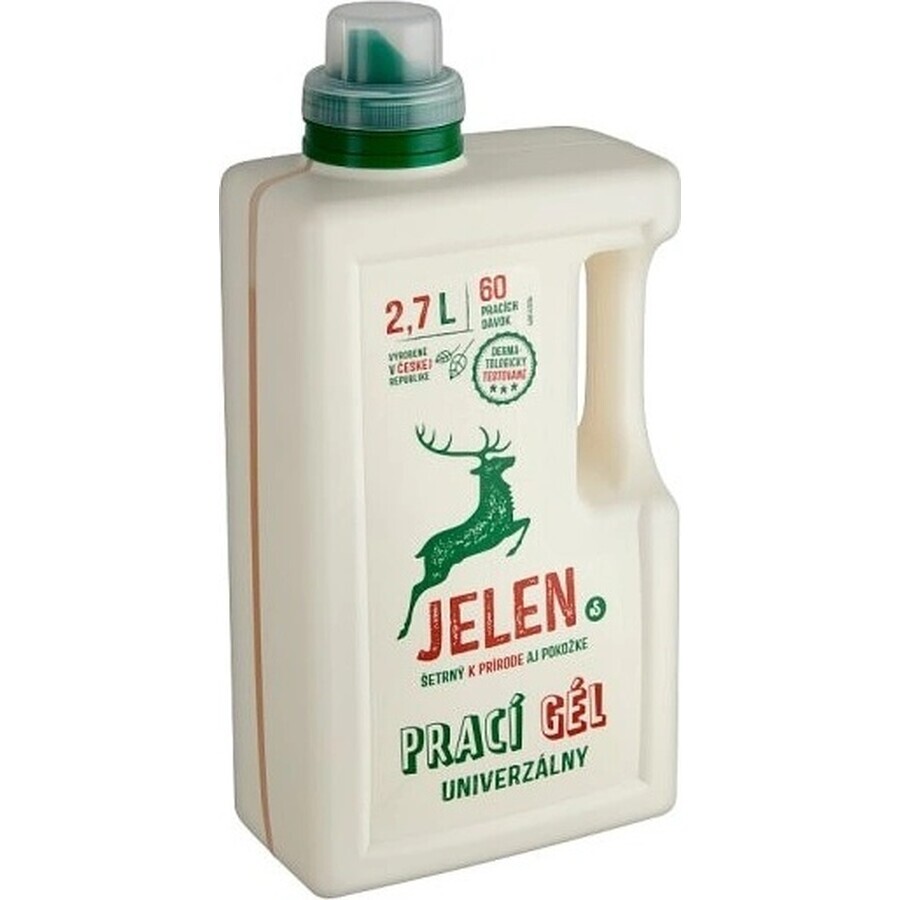 Deer Detergent Gel 2,7L Universal 60P 1×2,7L, Universal Detergent Gel