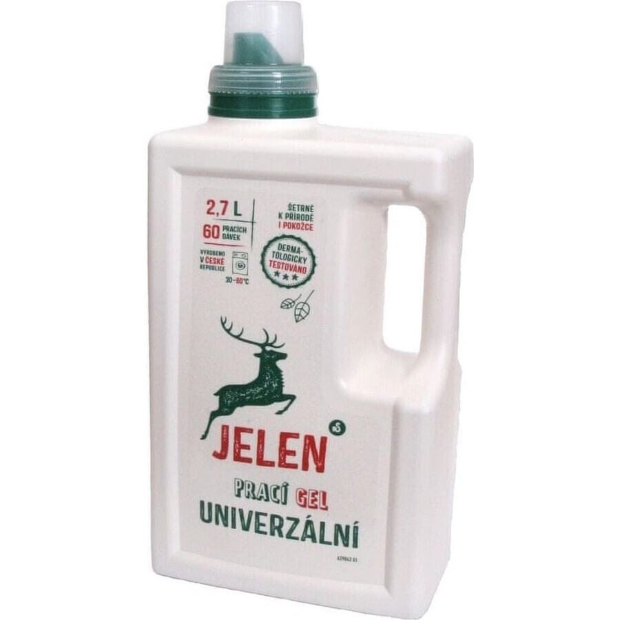 Deer Detergent Gel 2,7L Universal 60P 1×2,7L, Universal Detergent Gel