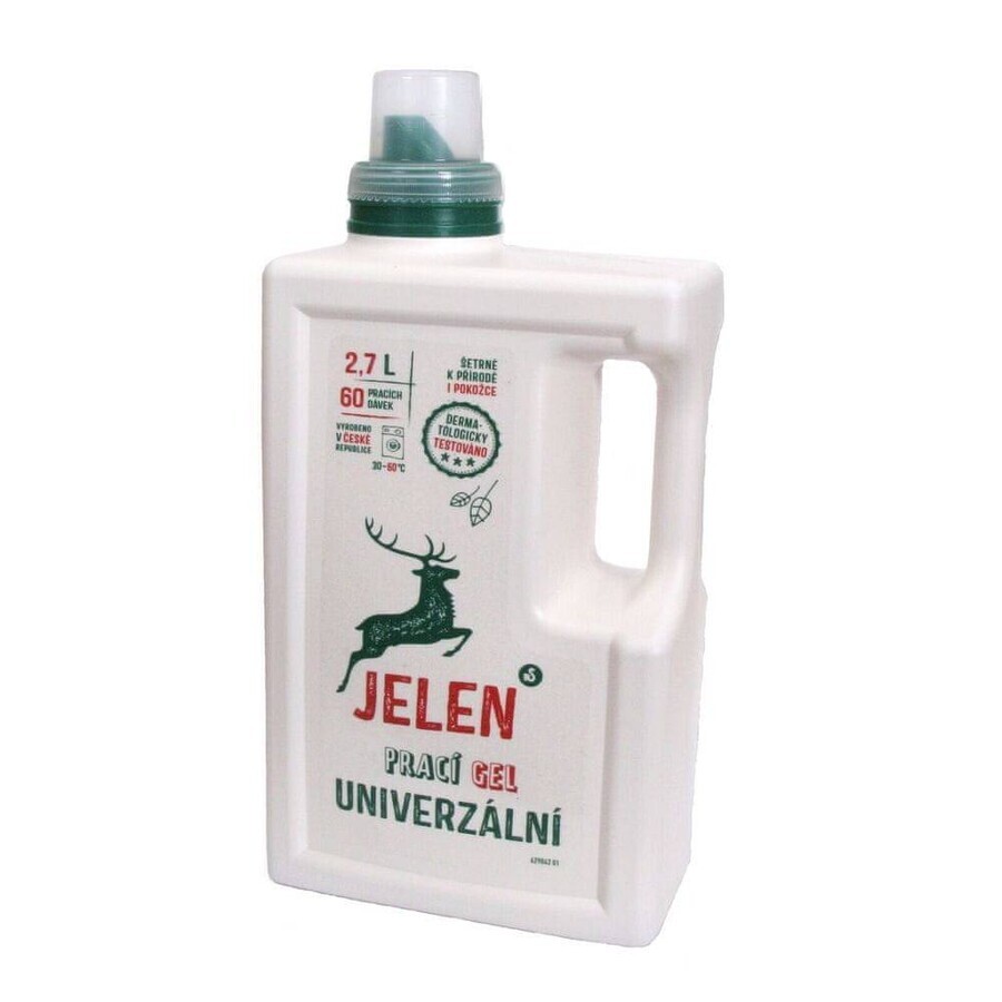 Deer Detergent Gel 2,7L Universal 60P 1×2,7L, Universal Detergent Gel