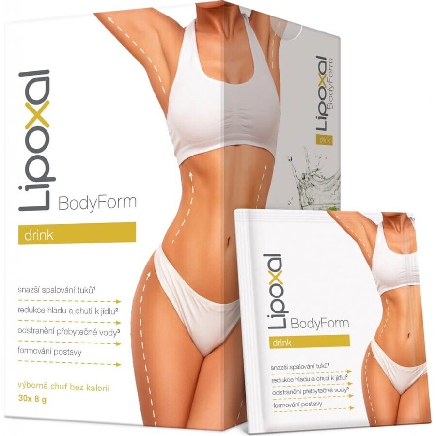 Lipoxal BodyForm Drink 30×8 g, complément alimentaire