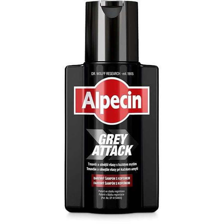 ALPECIN Grey Attack Shampoo 1×200 ml, shampoo against gray hair