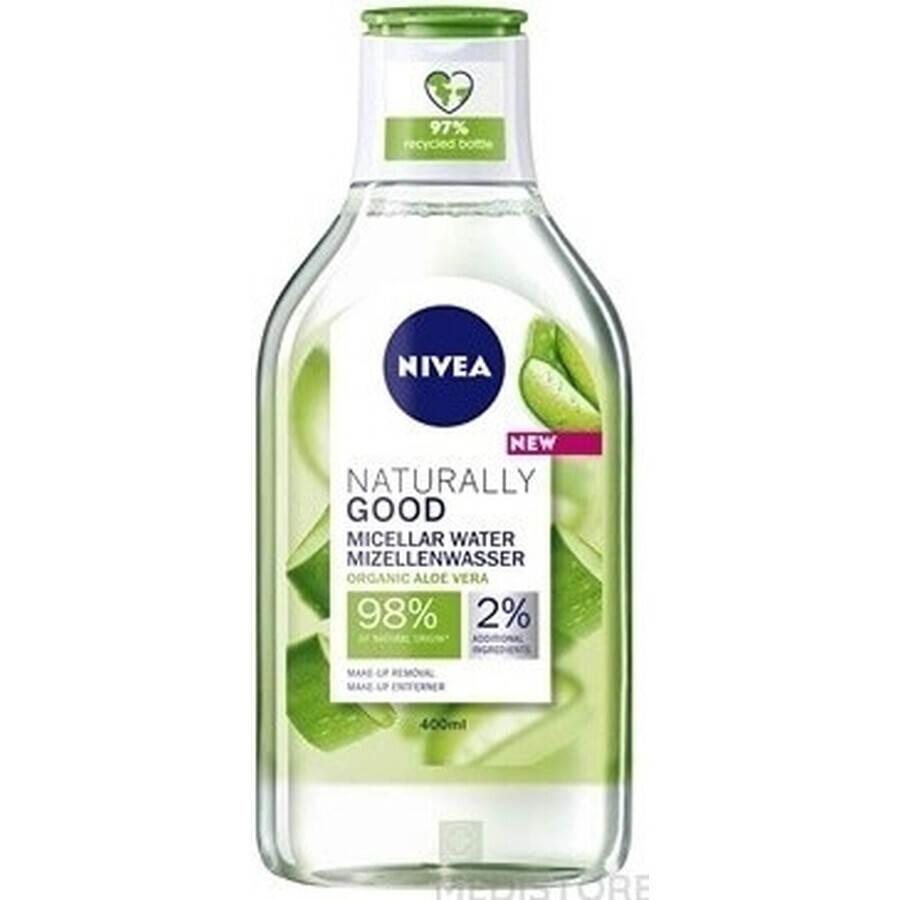 NIVEA Naturally Good 1×400 ml acqua micellare micellare