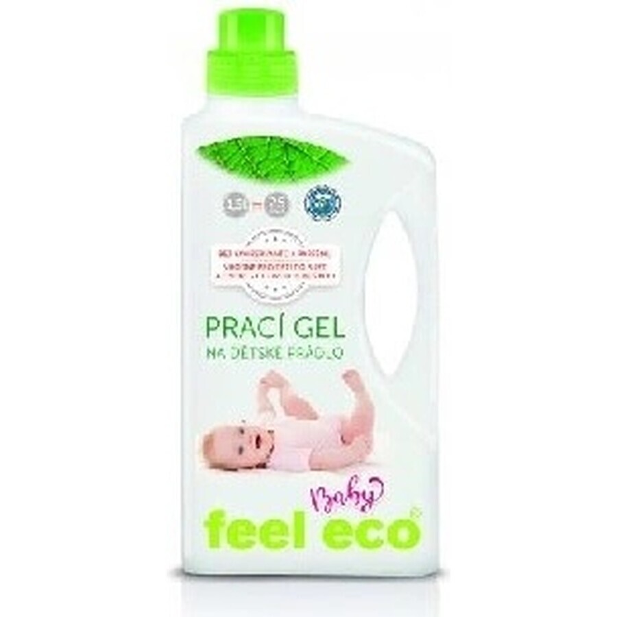 Feel Eco Baby Wash Gel 1×1500 ml, adapté aux bébés et aux peaux sensibles