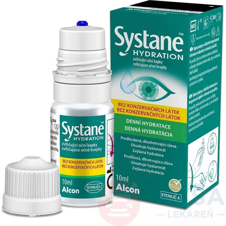 SYSTANE HYDRATION sans conservateur 1×10 ml, collyre hydratant